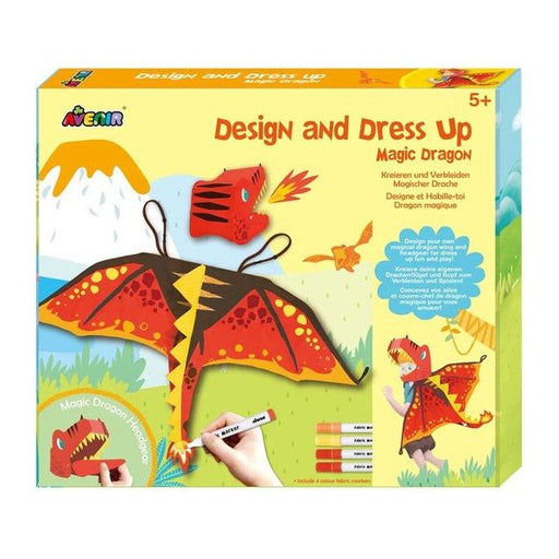 magic dragon design and dress up kids activity