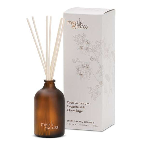myrtle & moss rose essential oil diffuser 125ml 