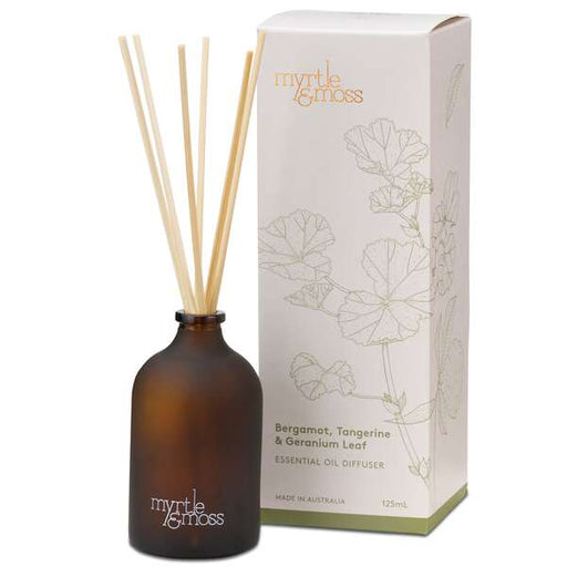 essential oil diffuser myrtle and moss bergamot