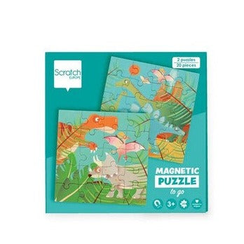 magnetic dinosaur puzzle for travel