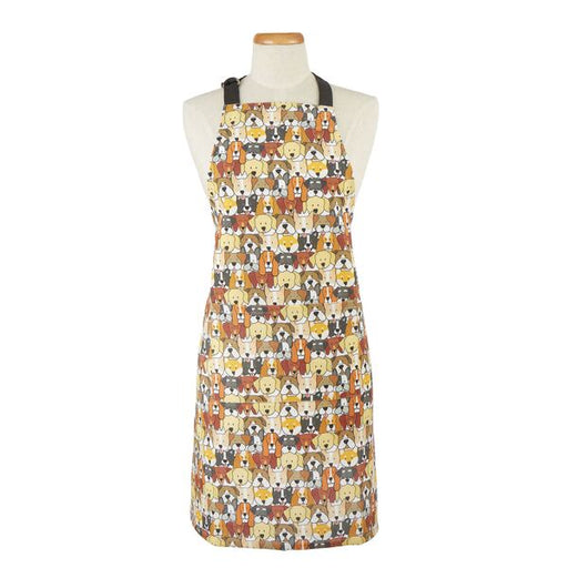 dog collective kitchen apron with dog print