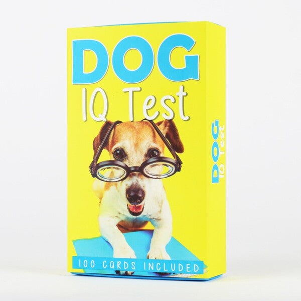 dog IQ test cards