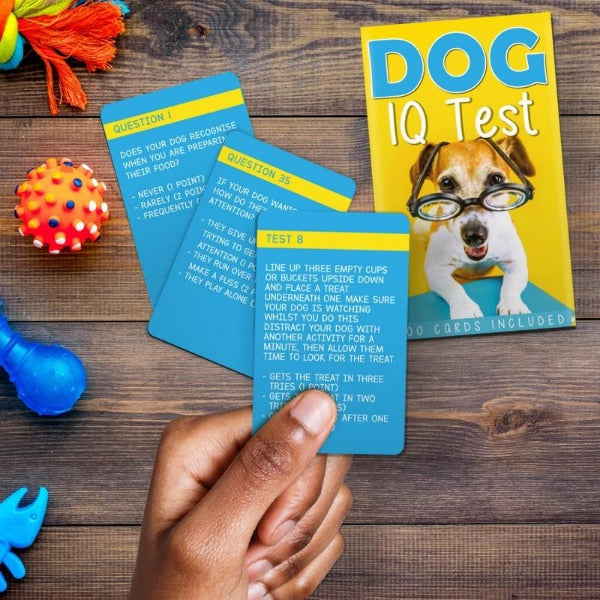 IQ yest cards for your dog