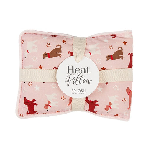 heat pack pillow dog print microwaveable