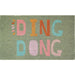 ding dong colourful door mat