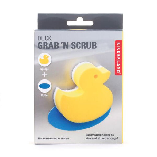 duck shaped scrubbing sponge for kitchen