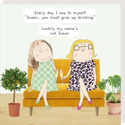 novelty card with quote for women
