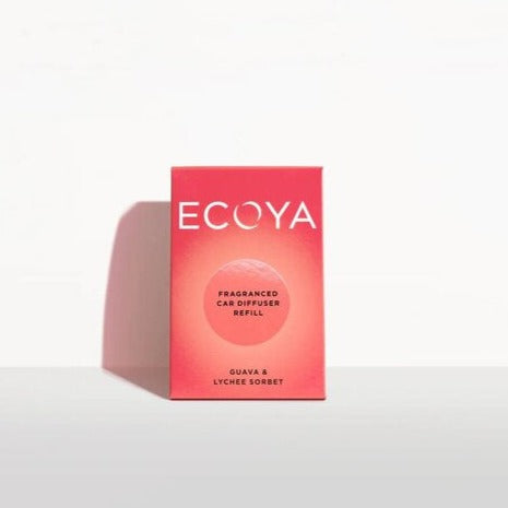 ecoya guava and lychee car fragrance diffuser refil