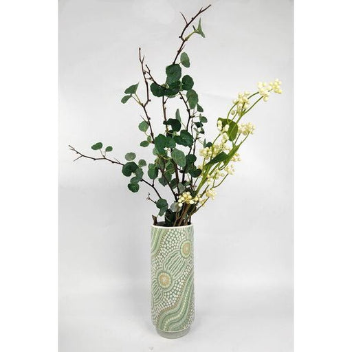 emma stenhouse aussie artist designed green vase