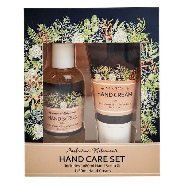 Evie Floral Hand Care Set Navy