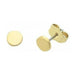 Petite dot gold earrings