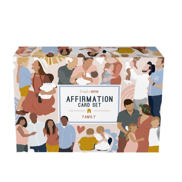 family affirmation card set quotes