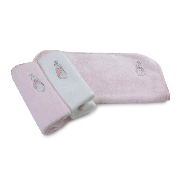 pink face washer cloths pack