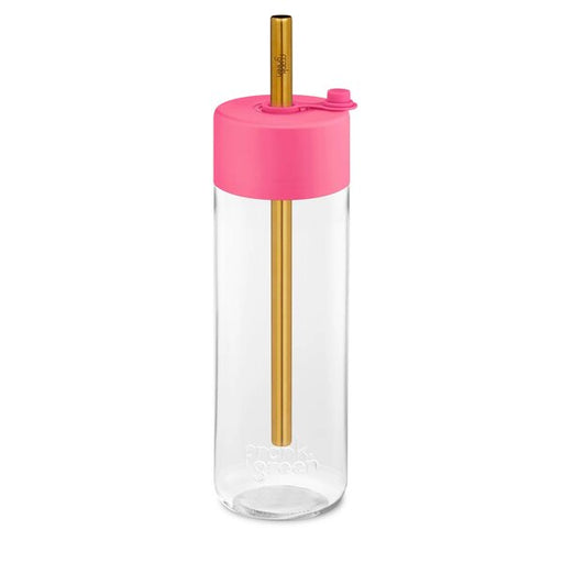 frank green smoothie drink bottle with jumbo large straw