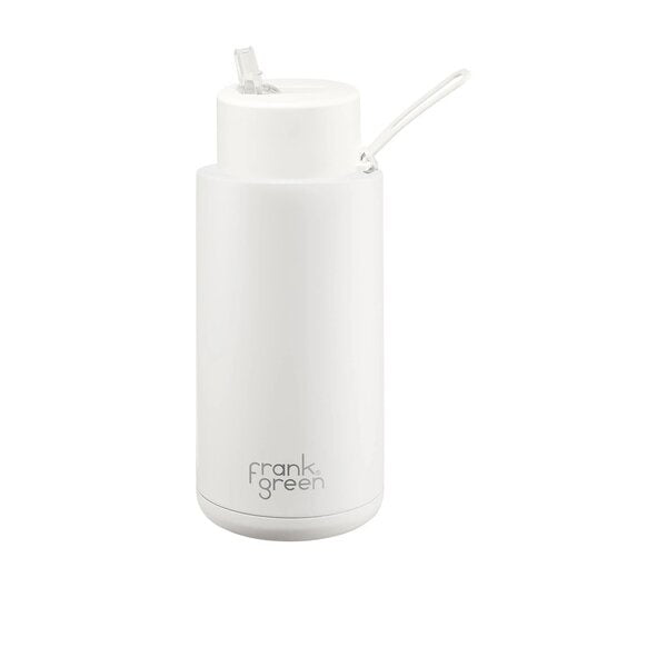 white cloud frank green 1 litre 34oz straw lid bottle