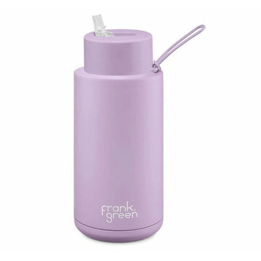 frank green lilac haze 34oz 1 litre bottle with straw lid