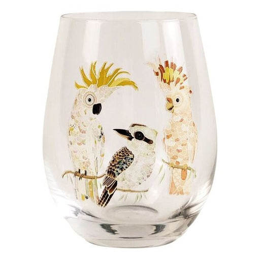 australian birds souvenir kiitchen glass
