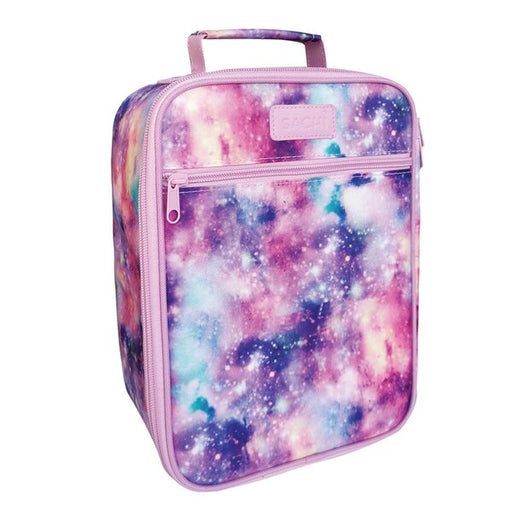 sachi galaxy stars print lunch bag for school and kinder pink