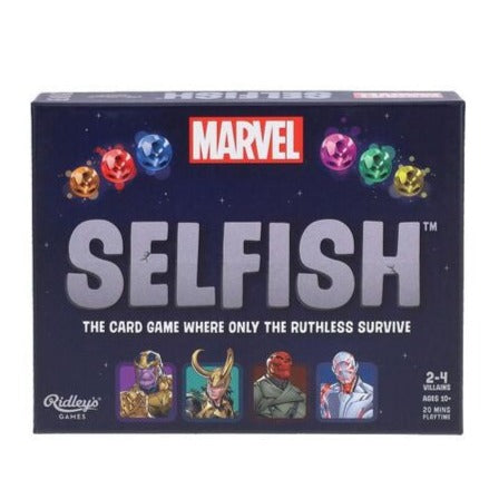 marvel selfish card game