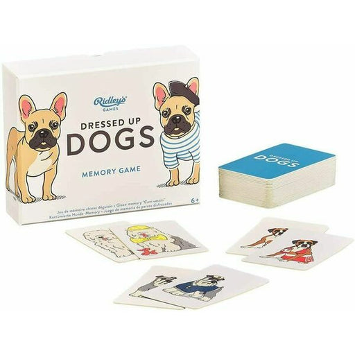 dressed up dogs memory game