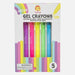 gel crayons pack of 5 for young children