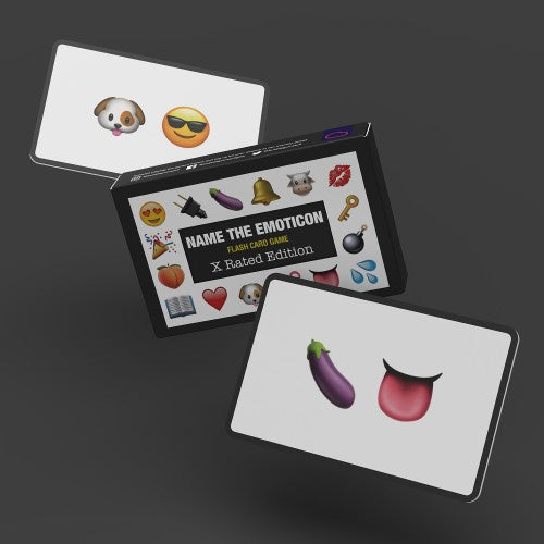 name the emoticon flash card game x rated