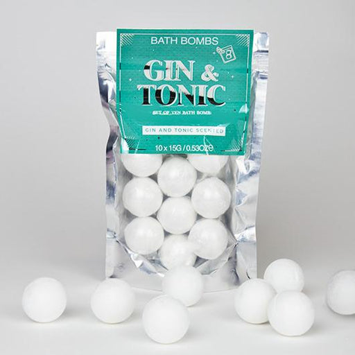gin and tonic bath bombs
