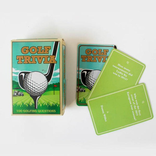 golf trivia 100 card game