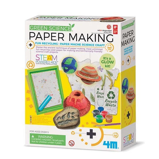 paper making recycling kids activity kit