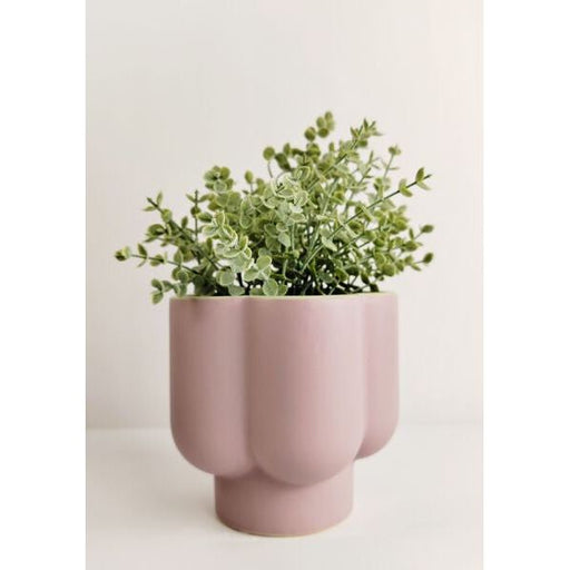 purple unique design planter pot