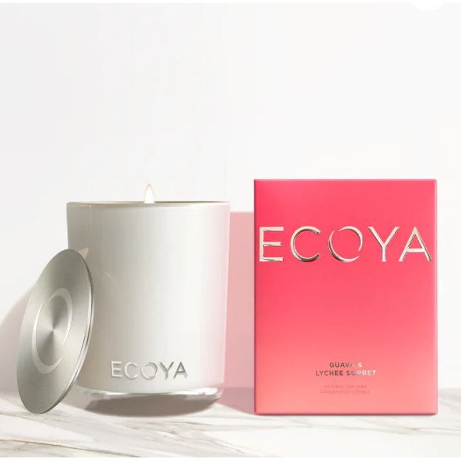 Ecoya Guava & Lychee Sorbet Deluxe Madison Candle