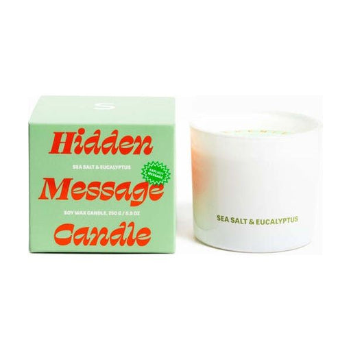 hidden message you're a fucking legend candle
