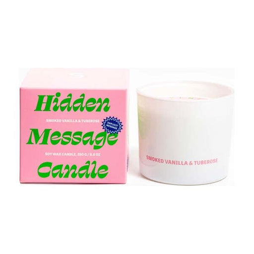 smoken vanilla and tuberose hidden message bitch you are fabulous candle