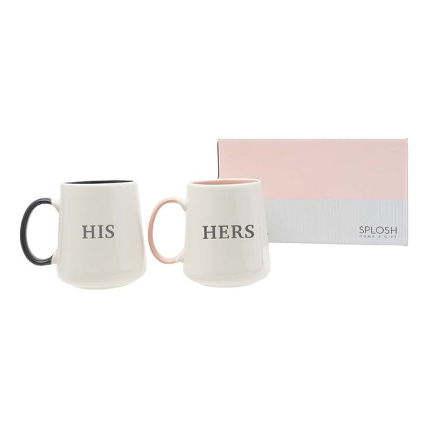 his and hers mugs in gift box