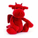 jellycat red dragon devil toy