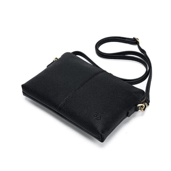 kiara black bag with two straps