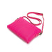 crossbody clutch handbag hot pink