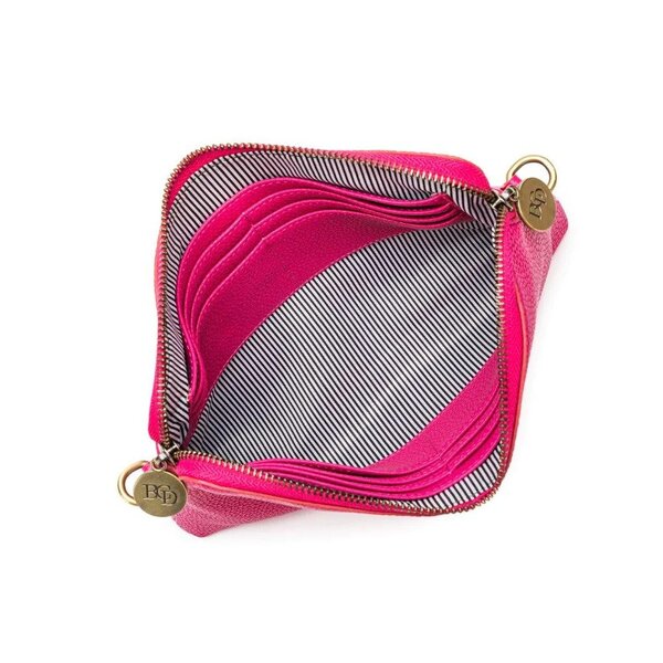 bag with two straps hot pink