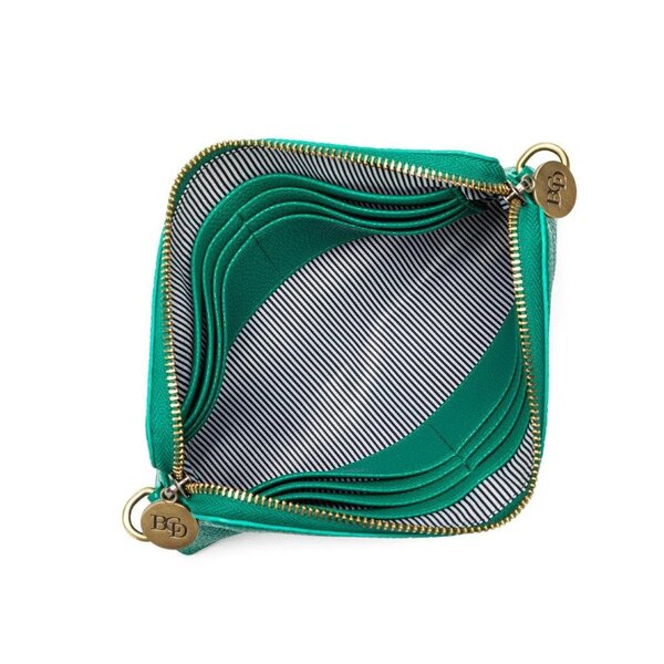 handbag clutch striped strap