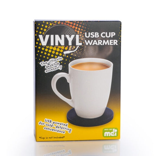 vinyl record cup warmer coaster usb