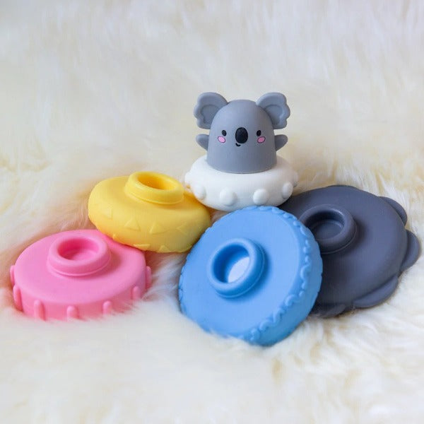 koala teether and stacker for baby activity