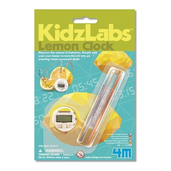 lemon clock kids science toy