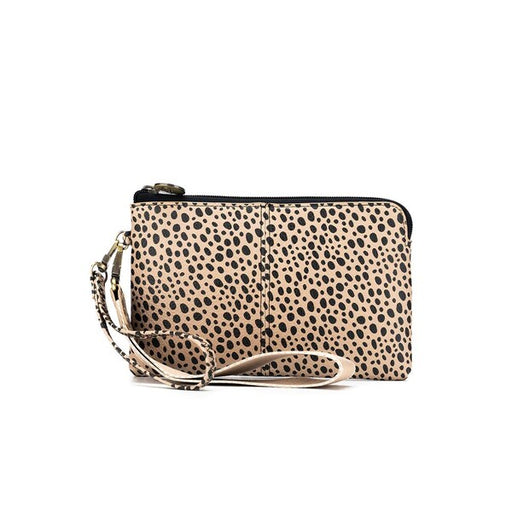 pebble patterned pouch clutch womens bag