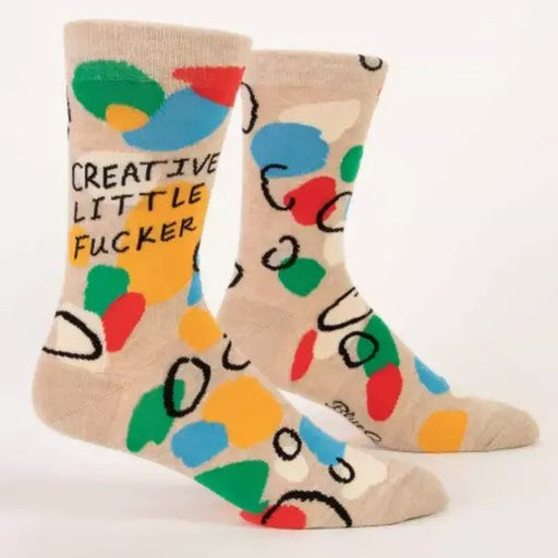 creative little fucker mens socks novelty gift