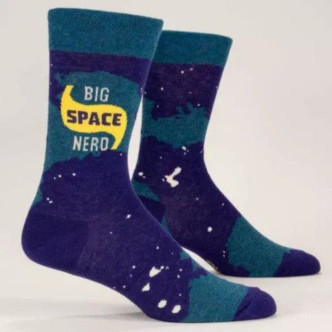 mens socks big space nerd