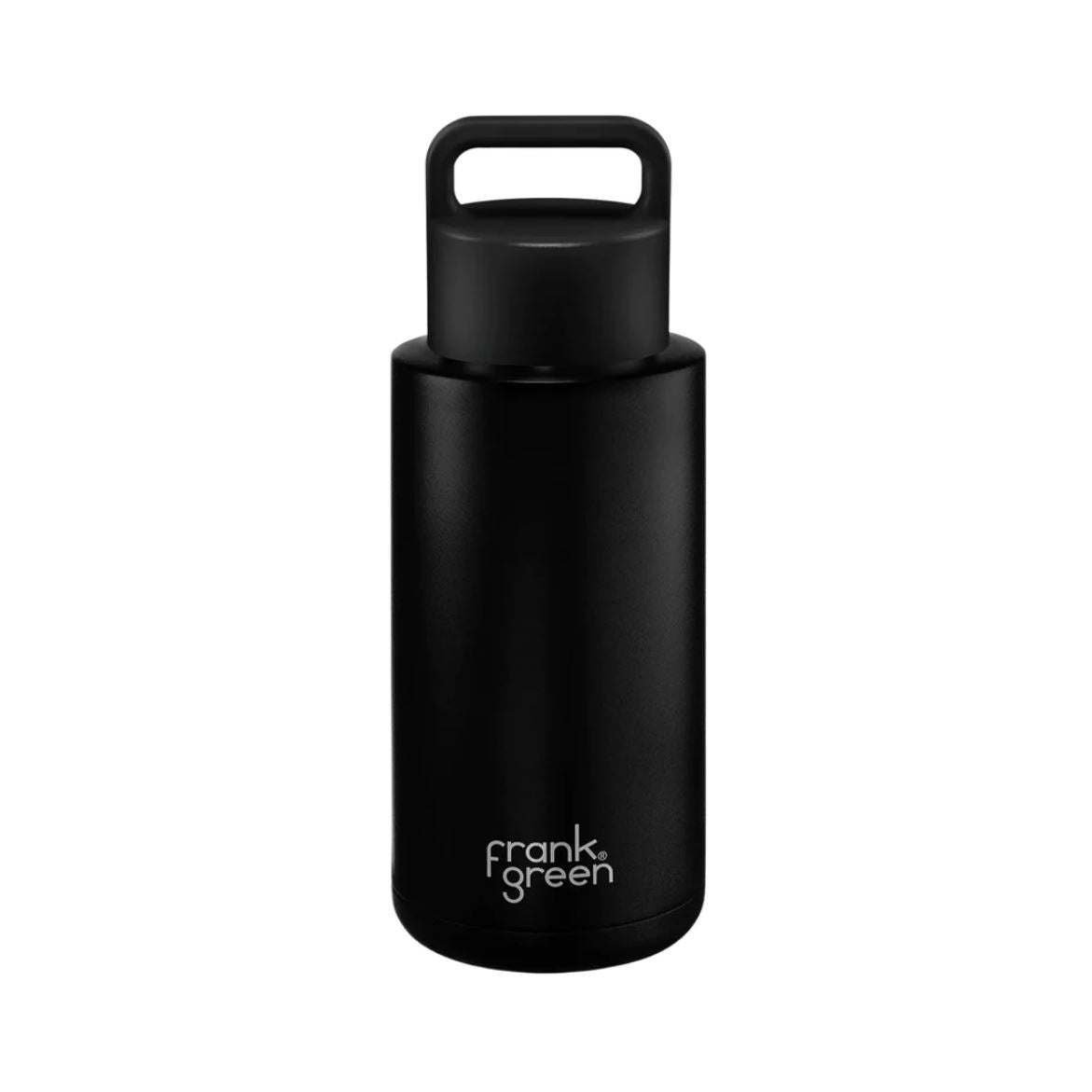 Frank Green 34oz Grip Lid Stainless Steel Ceramic Reusable Bottle Midn