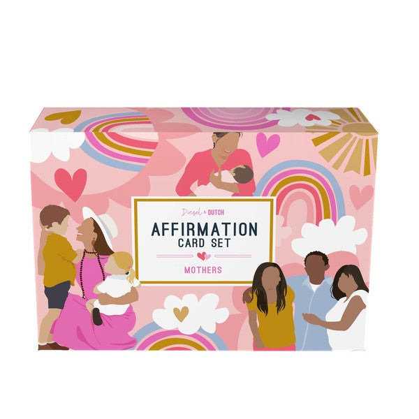 mothers affirmation card quotes on stand