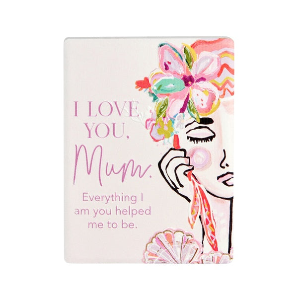 love you mum quote magnet gift for mothers