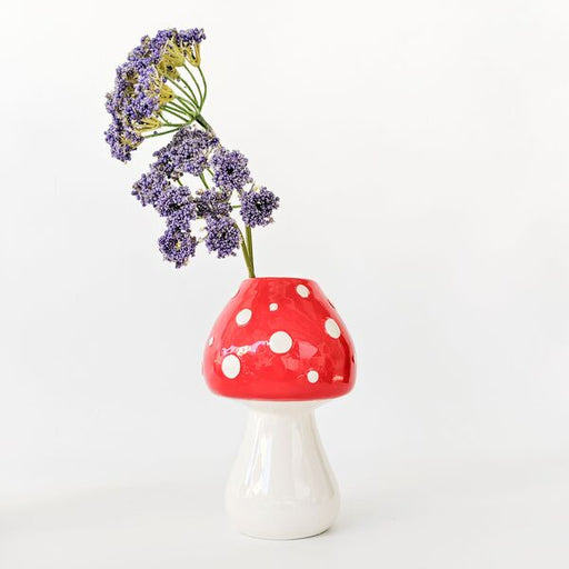 toadstool mushroom vase