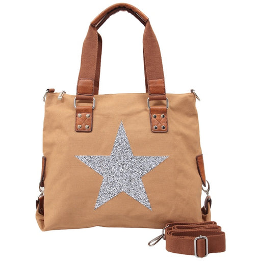 new star power sassy duck tote bag spice apricot